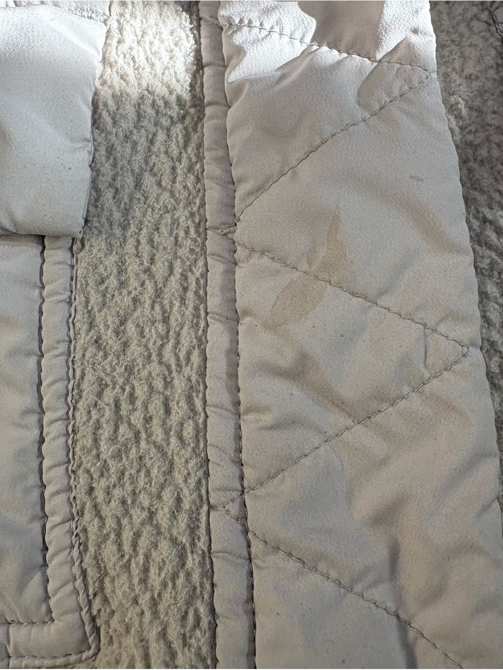 Vuori Utility Sherpa Jacket Women’s XS Cream Fleece Full Zip 4 Pocket Recycled - Picture 7 of 10